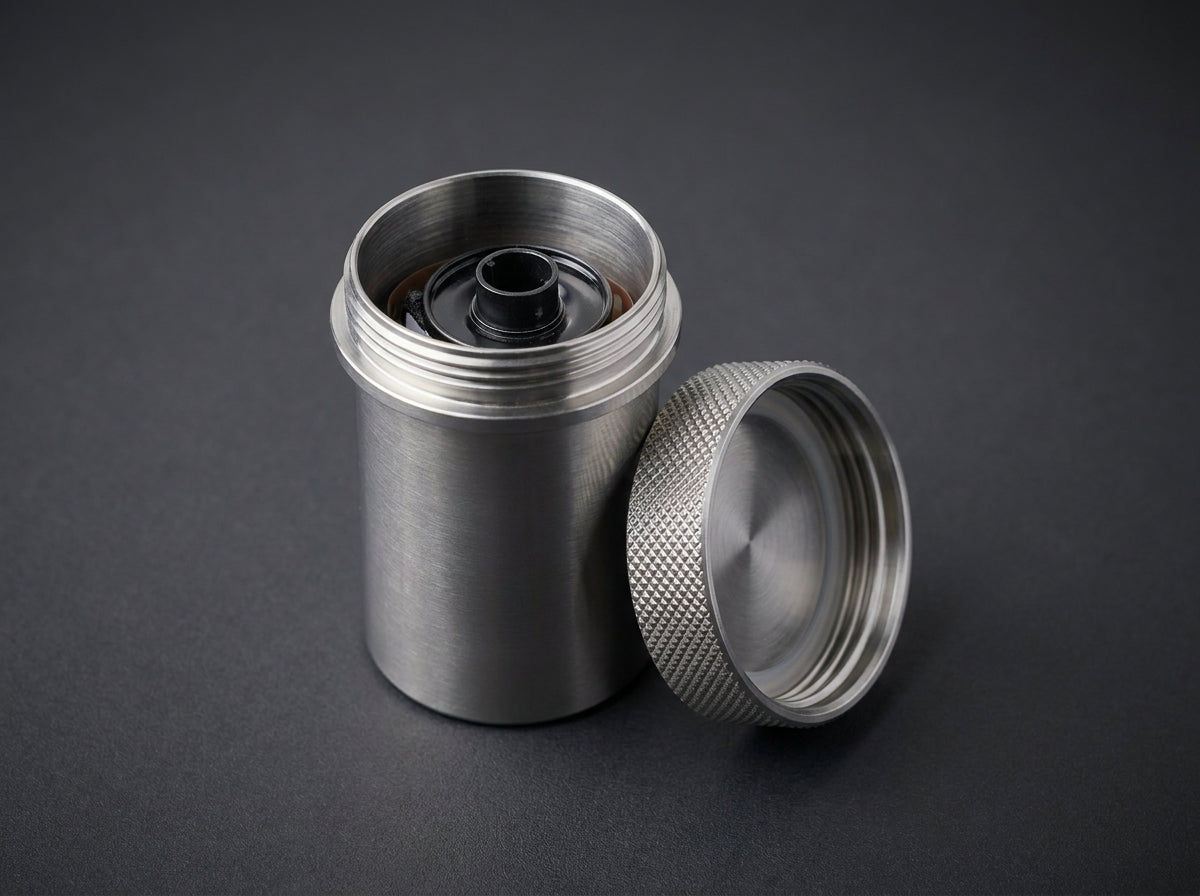 Open CANISTER 135 with a 35mm film cartridge inside
