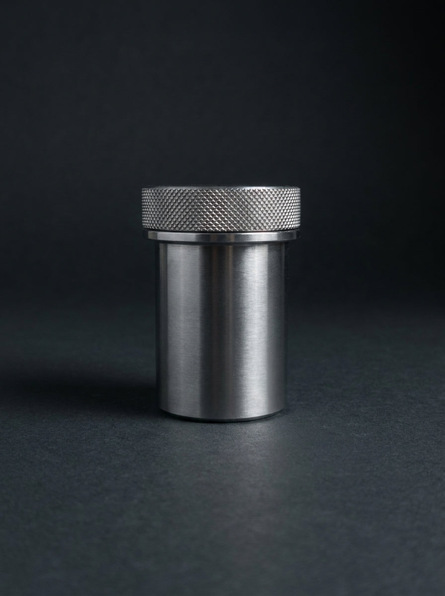 CANISTER 135 polished stainless steel 35mm film canister — a considered gift for film photographers