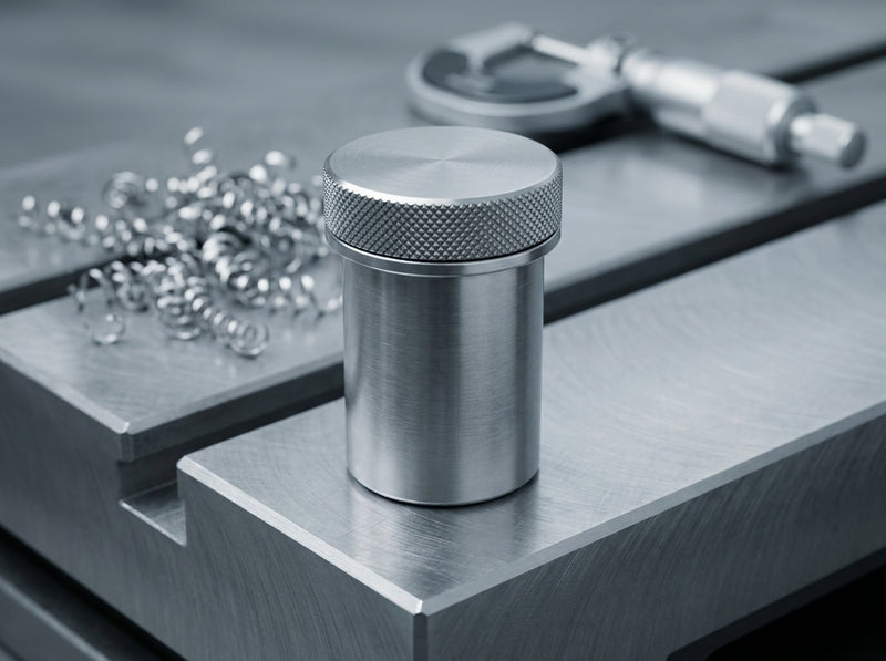 Machined one-piece stainless steel body of CANISTER 135